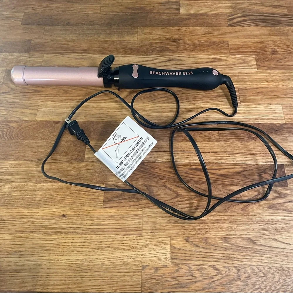 NEW Beachwaver B1.25 Rotating Styling Iron in Midnight Rose - Picture 1 of 6